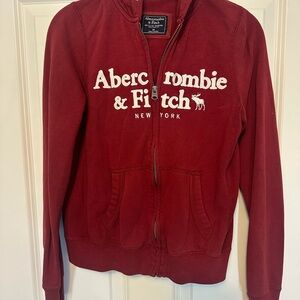 Abercrombie & Fitch Red Hoodie